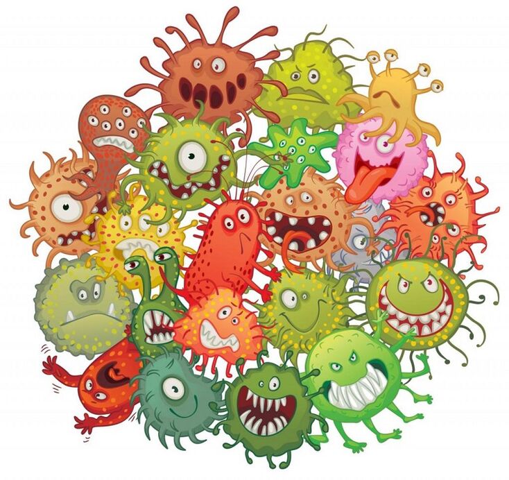 les microbes humains et les vers comment éliminer