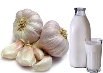 lait et ail pour les parasites