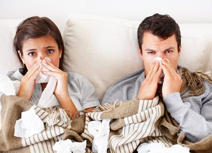 Les symptômes de la grippe sont un effet secondaire du nettoyage anthelminthique du corps